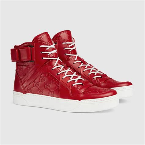 top ten best gucci men shoes|gucci signature high top sneaker.